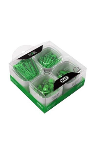 MC Micostore Set agrafe +clipsuri+ pioneze panou pluta colorate Cubbie pvc Verde