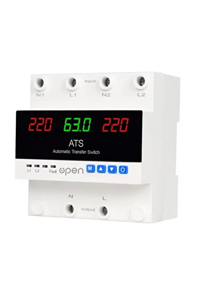 Generic Brand Comutator automat de transfer ATS monofazat, afisaj digital, pr...