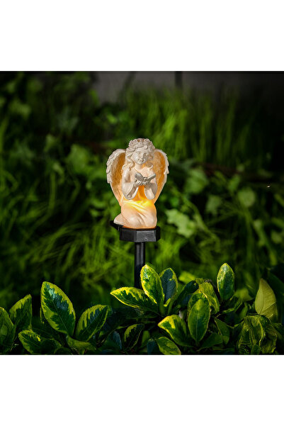 Alista Home Solar angel decoration with warm white LED butterfly, 42 cm, resi...