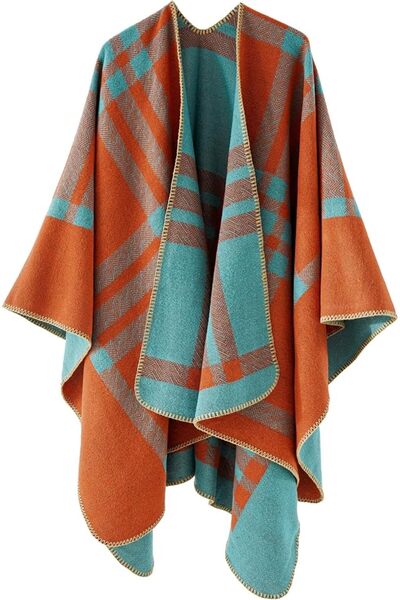 EXCEFORE Ponchos for Women Shawls Wraps Oversized Winter Scarf Women's Knitte...