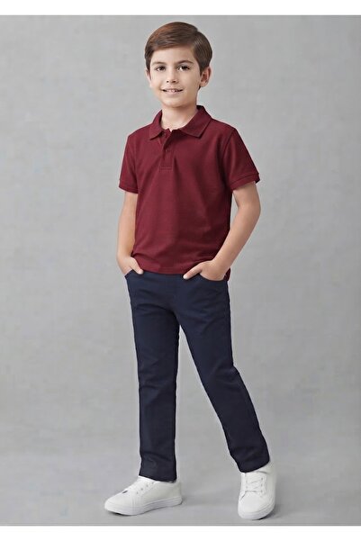 BLACK SWALLOW Unisex Kids 2-Piece Combination Short Sleeve Polo Collar T-Shir...