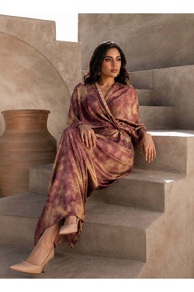 ECSTACY COUTURE Shatha kaftan