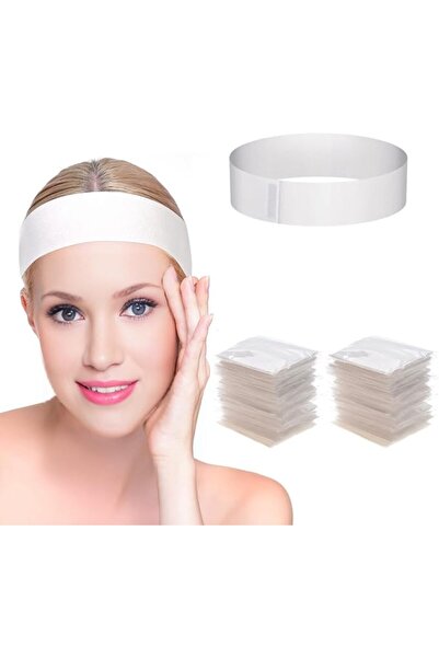 GENERAL BERRYLION 50PCS Disposable Spa Facial Headbands, Stretch Non-Woven He...