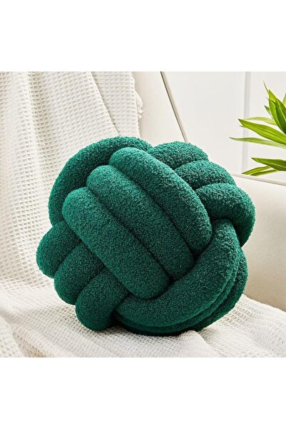 Uvvyui Knot Pillow Ball, Soft Home Decorative Round Throw Pillow, Handmade Kn...