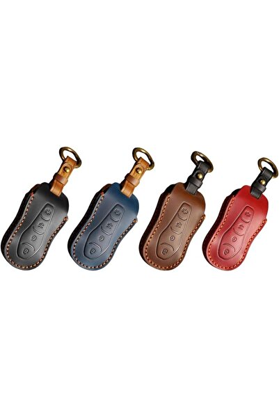 GENERAL TPU Leather 4 Button Key Case for Geely - Signal Friendly Anti Scratc...