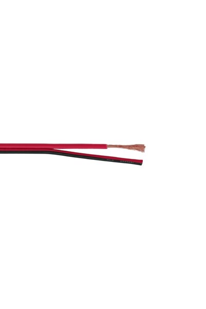 Alista Home Cablu difuzor OFC 2x0.5 mm 100m, roșu-negru, flexibil, pentru dif...