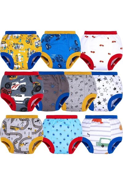 BIG ELEPHANT Potty Training Underwear 10 Packs Absorbent Toddler Training Pan...
