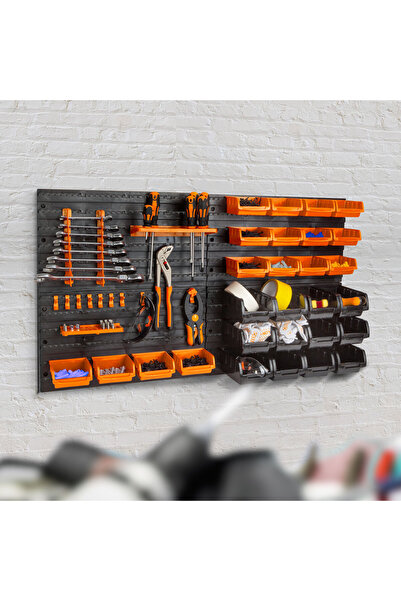 Alista Home Wall tool organizer panel with boxes and holders, set of 4 panels...