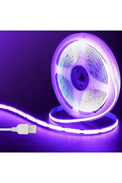GENERAL شريط إضاءة LED بتقنية COB يعمل بـ USB 5 فولت، 16.4 قدم/5 متر، أرجواني...