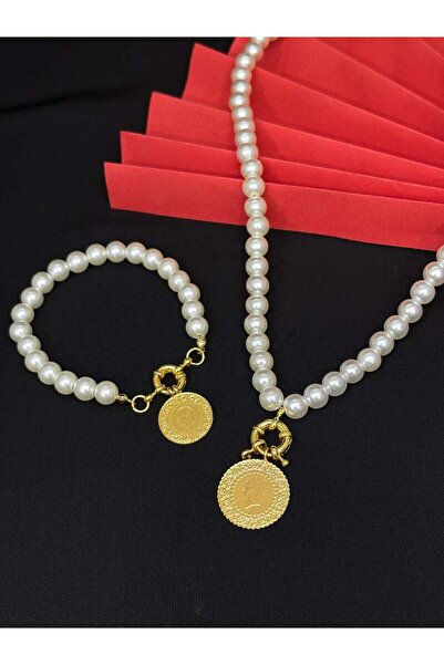 Melisa Takı & Aksesuar Imitation Quarter Set (Used as a Full Set, Half Set, a...