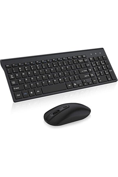 GENERAL cimetech Wireless Keyboard and Mouse Combo, 2.4G Ultra-Thin Sleek Com...
