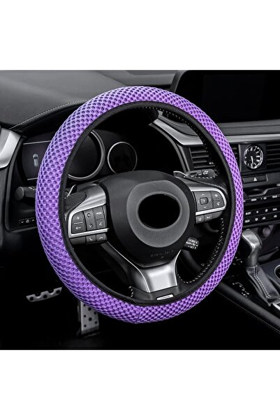 GENERAL Alpmosn Elastic Stretch Steering Wheel Cover, Breathable Microfiber I...