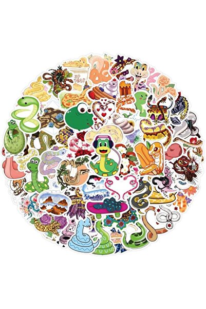 Generic 50 PCS Butterfly Stickers Pack White Lovely Waterproof Stickers for W...