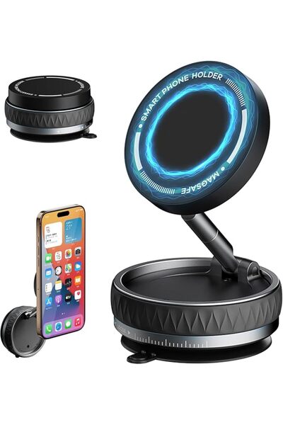 ZORBES Magnetic Car Phone Mount, 360° Adjustable Foldable Phone Holder, Stron...