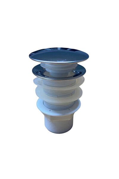 SORA GROUP Pop up Chrome Plated Bass Basin Drain with Extra Gasket