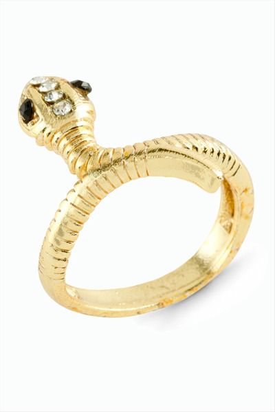 SORA GROUP Snake Stone Metal Ring