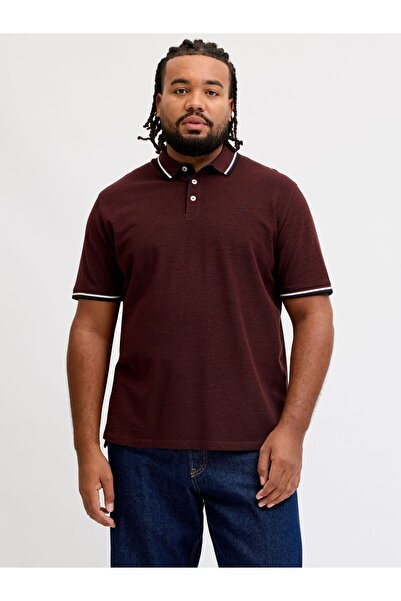 Jack & Jones Plus Πόλο Μεγάλου Μεγέθους Απλό