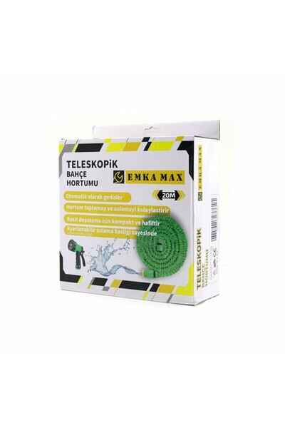 Kenpool Uzayan Hortum Tabancalı Expandable Hose 20 Metre Asorti