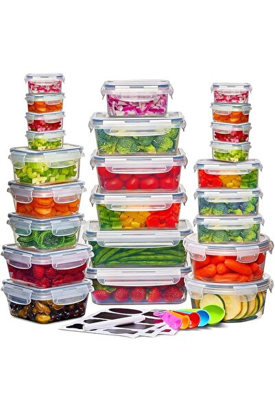 Generic Food Storage Containers Lids set [24 Pack], BPA-Free Plastic Airtight...