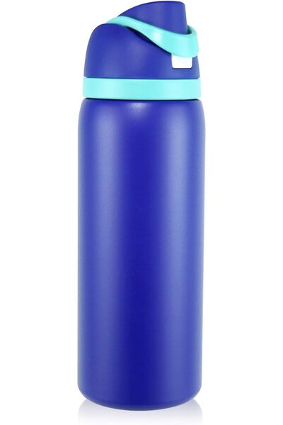 GIFUBOWA Insulated Water Bottle Stainless Steel with Straw 24oz for Sports an...