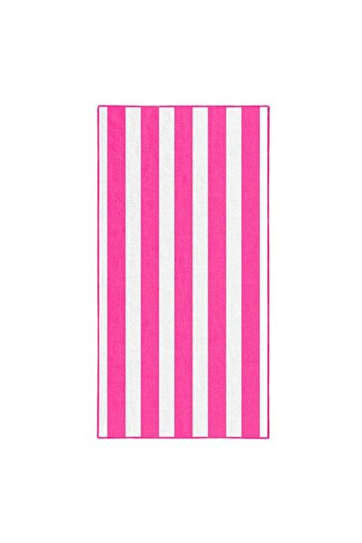 OEM Prosop din Microfibre Dungi Fucsia pentru Plaja 75x150cm