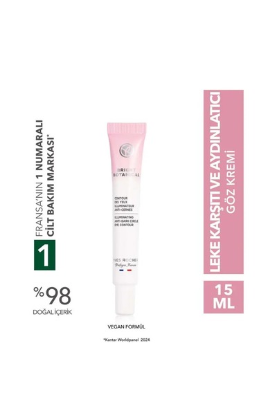 Yves Rocher Göz Kremi - Leke ve Kırışık Karşıtı Bitkisel Kompleks Bakım / Bri...