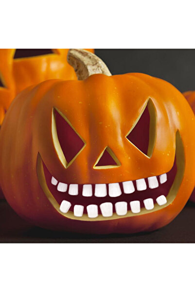 Alista Home Halloween pumpkin teeth, set of 18 pieces