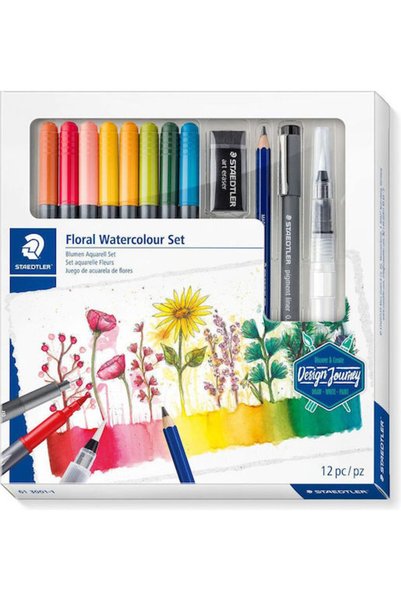 Staedtler Σετ Ζωγραφικής Φλοράλ 12 τεμαχίων