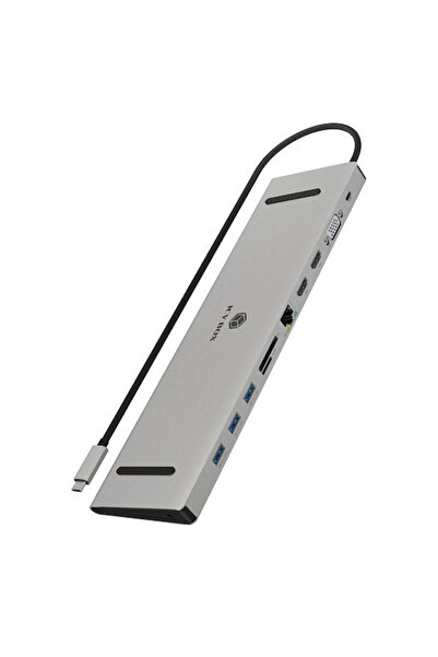 ICY BOX Σταθμός σύνδεσης USB-C με HDMI 4K, PD, Ethernet και υποστήριξη για 2 ...