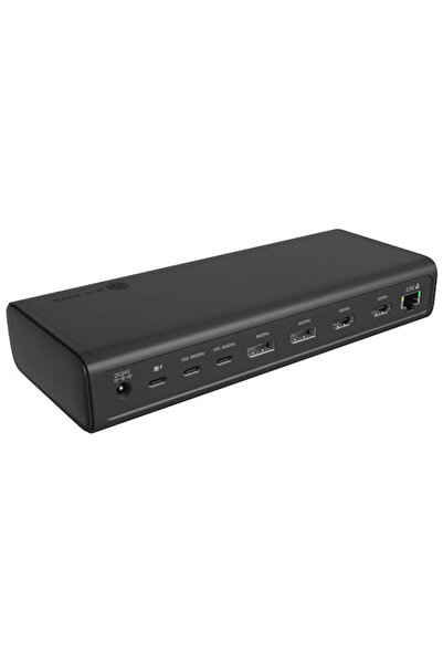 ICY BOX Σταθμός σύνδεσης USB-C με HDMI/DisplayPort 4K PD Ethernet Μαύρο (IB-D...