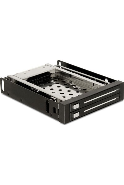 DELOCK Κινητή Θήκη για 2 x 2.5″ SATA Μαύρο (47189)