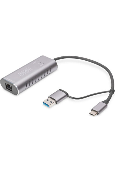 Digitus DN-3028 Προσαρμογέας Δικτύου USB-C με Ενσύρματη Σύνδεση Gigabit Ethernet
