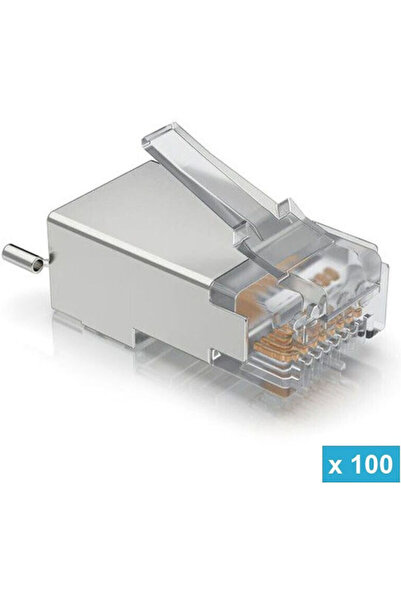 Ubiquiti Βύσμα RJ-45 αρσενικό 100 τεμάχια Ασημί (UISP-CONNECTOR-SHD)