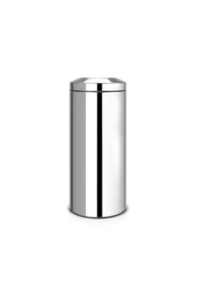 Brabantia Κάδος απορριμμάτων με προστατευτικό φλόγας, από ανοξείδωτο γυαλιστε...