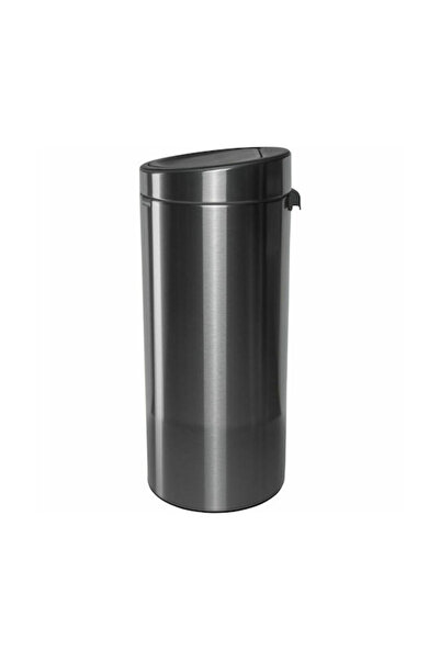 Brabantia Νέος Μεταλλικός Κάδος Απορριμμάτων με Μηχανισμό Πίεσης Μαύρος 30L