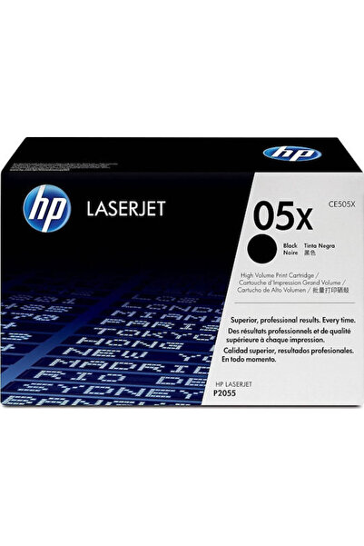 HP 05X Γνήσιο Τόνερ Εκτυπωτή Λέιζερ Μαύρο Υψηλής Απόδοσης 6500 Σελίδες (CE505X)