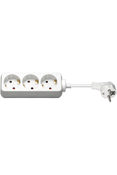 MicroConnect Πολύπριζο 3 Θέσεων με Διακόπτη και Καλώδιο 1.8μ Κωδικός: GRU003W