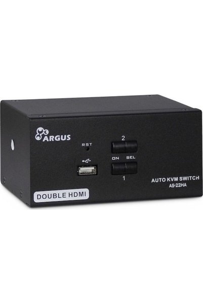 Inter-Tech AS-22HA Διακόπτης KVM & Δεδομένων με Ήχο HDMI USB 2.0 USB-B