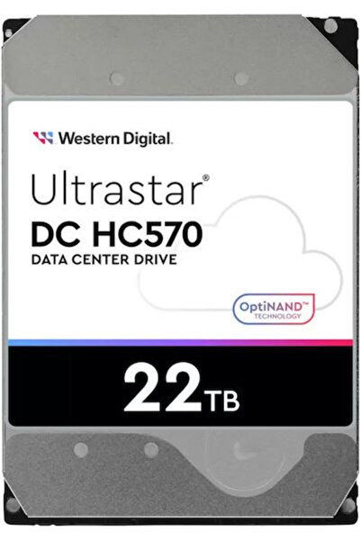WESTERN DIGITAL Ultrastar DC HC570 22TB Σκληρός Δίσκος HDD 3.5 " SATA III 720...