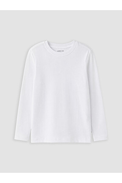 LC Waikiki تي شيرت للأولاد بأكمام طويلة وياقة روبا من Shining Store Sparkly C...