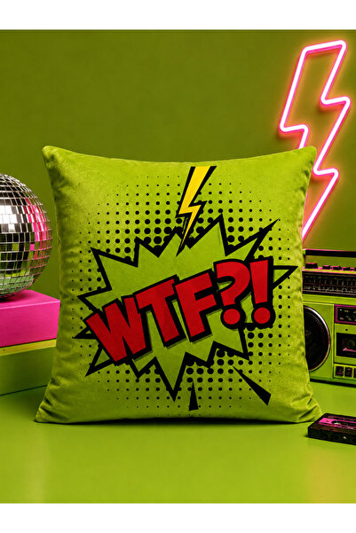 PİKKO HOME Pop!80S Collection Digital Printed Cushion Cover (Dkr)