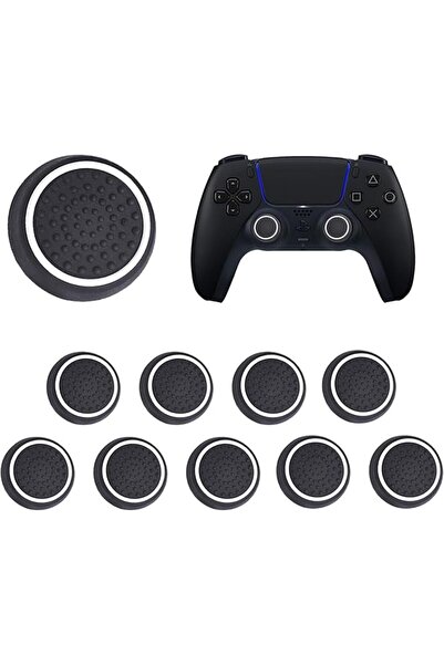 SYOSI 10 Pcs Silicone Thumb Grip Caps for Game Controllers, Analog Stick Cove...