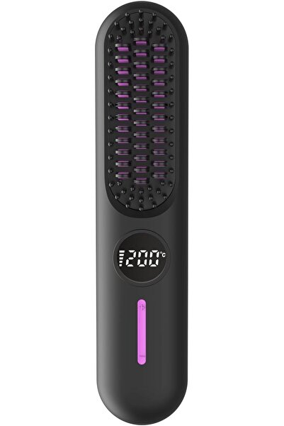 Generic Cordless Straight Hair Brush with 7 Adjustable Temperatures and Large...