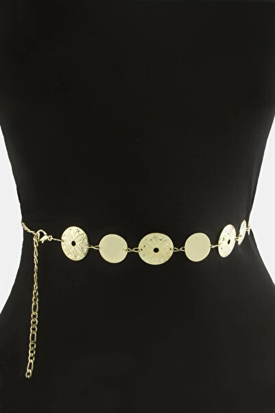 Mercansa Flower Metal Chain Belt