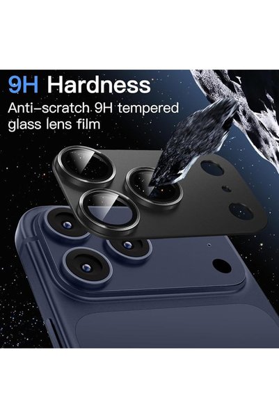 JETech Camera Lens Protector for iPhone 17 Pro, Orange, 1-Pack