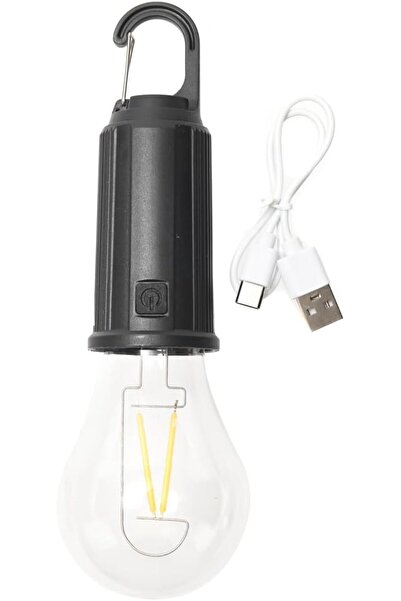 Lawazim Solar Hanging Camping Light - Style 2 USB & Solar Rechargeable LED La...