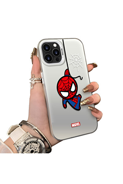 Hontinga iPhone 13 Pro Uyumlu Silikon Kenar Sert Arka Kılıf Couple Telefon Kı...
