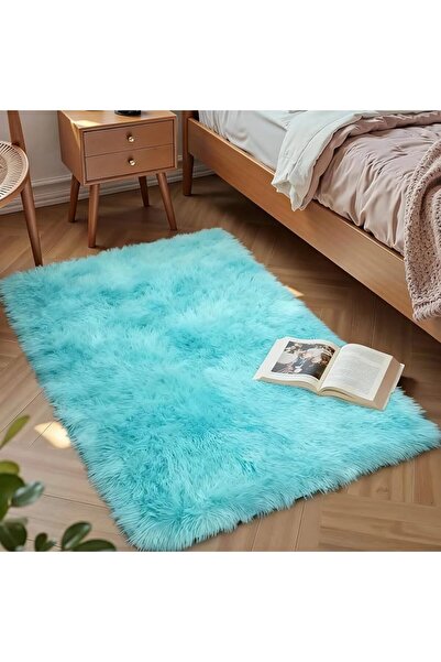 SmartMaster Small Rug Upgrade Non Slip Throw Bedside Area Rugs, Fluffy Soft B...