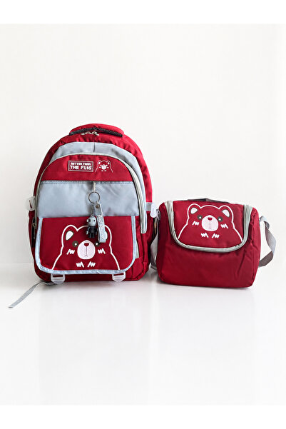 FUNS Children's Primary School Backpack and Thermal Lunch Bag 2-Piece School ...