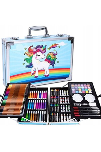MACVI Set de pictură și desen pentru copii cu 145 de piese — Creativitate făr...